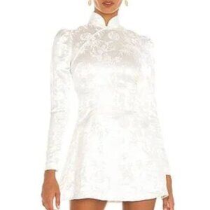 Sua Lee White Chinese Dress